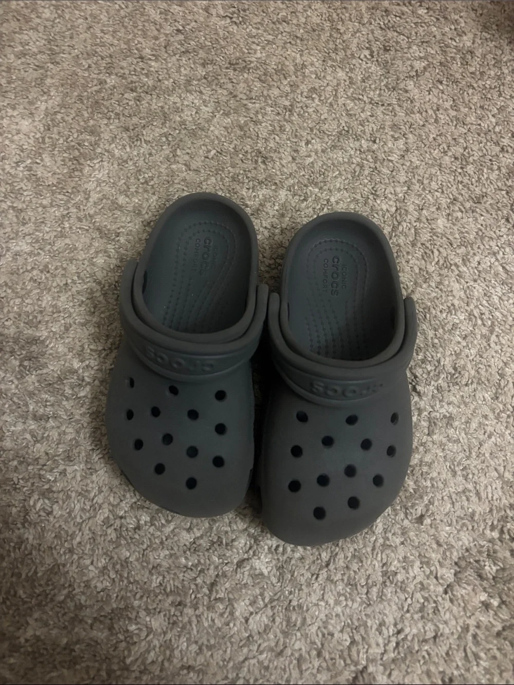 CROCS Kids Classic Clog - Charcoal Gray